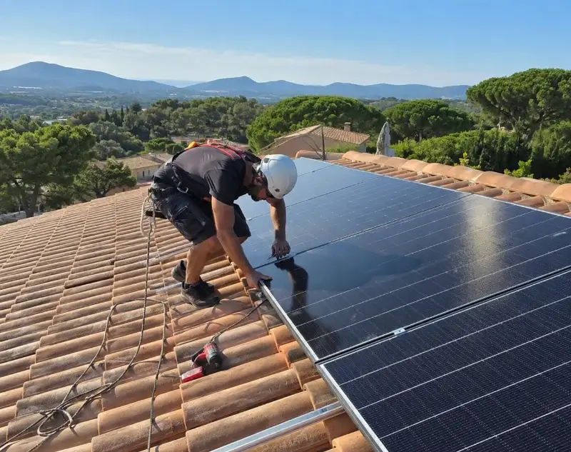 Installateur panneaux solaires Moussac — pose photovoltaïque sur toiture