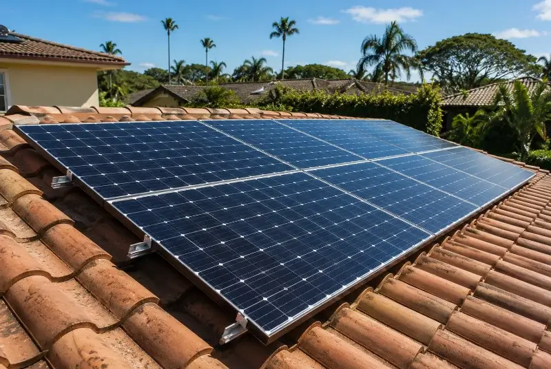 Installation de panneaux solaires à Moussac
